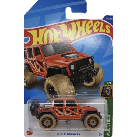 Hot Wheels 2022 - '17 Jeep Wrangler Treasure Hunt Regular - HCY03