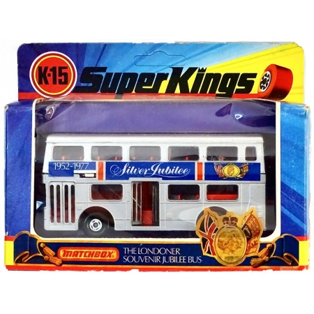 Matchbox Lesney - The Londoner Silver Jubilee - Super Kings K-15 - 1:43
