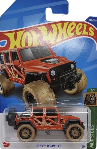 Hot Wheels 2022 - '17 Jeep Wrangler Treasure Hunt Regular - HCY03