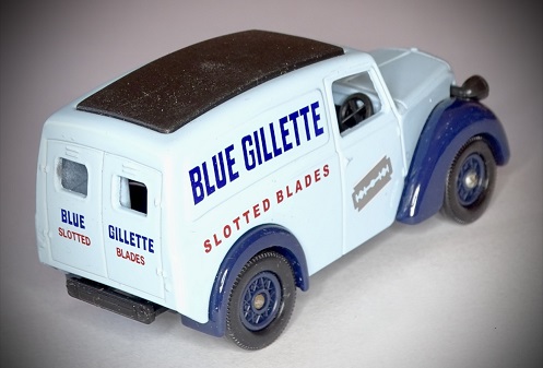 Lledo - 1950 Morris Z Van Blue Gillette DG58004 - 1:43