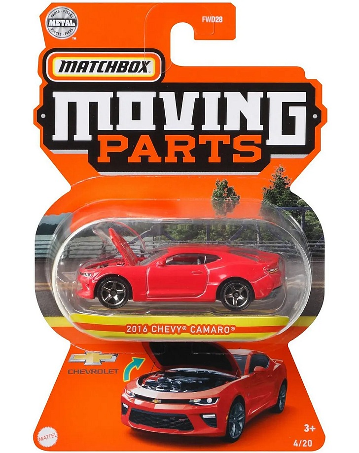 Matchbox 2021 - Moving Parts - 2016 Chevy Camaro - GWB47