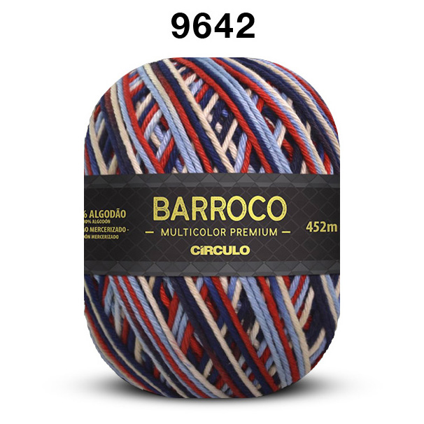 BARBANTE BARROCO MULTICOLOR PREMIUM 200G 9642