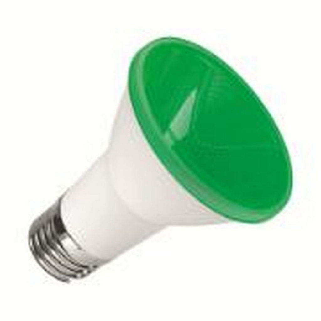 Lampada Led Par20 Verde E27 6W - Sorte Luz