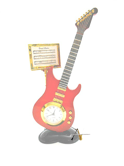 Relógio formato Guitarra - Musical Perin 