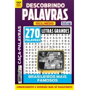Descobrindo as Palavras Ed. 222 - Fácil/Médio - Brasileiros Mais Famosos