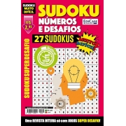 Sudoku Números e Desafios Ed. 105 - MUITO DIFÍCIL - SÓ JOGOS 16X16 SUPER DESAFIO COM LETRAS E NÚMEROS