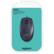 Mouse sem fio Logitech M280 com Conexão USB e Pilha Inclusa 