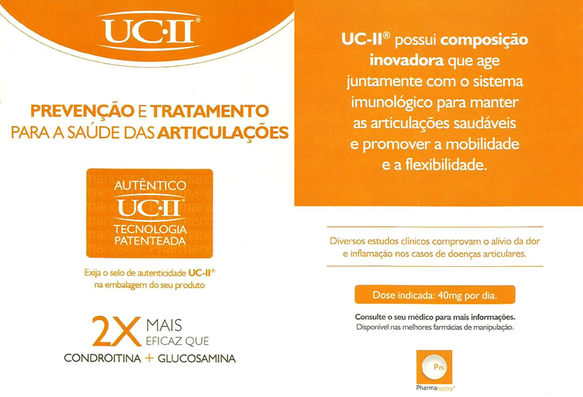 Cápsula Regeneradora da Cartilagem UCII ( Colágeno Tipo II)