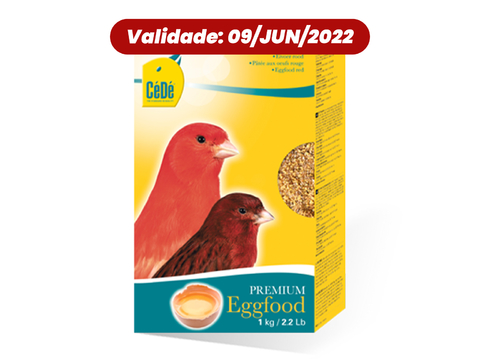RED -  Farinhada à base de ovos para Pássaros com Fator 1kg  - CéDé Brasil