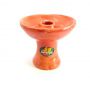 Fornilho/Rosh modelo PHUNNEL/FUNIL marca FULGORE. Em cerâmica, pintura artesanal. 7,5cm alt., 8,0cm diâmetro. Vermelho/R