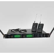 Sistema sem fio Shure Duplo UR4D+ Com 2 Transmissores De Corpo (Body Pack) Instrumentos - UR1