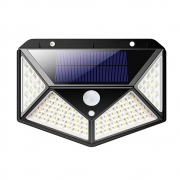 Luminaria Solar Sensor de Movimento Presença Prova d'Agua Iluminaçao Parede LED 3 Funçoes Lampada