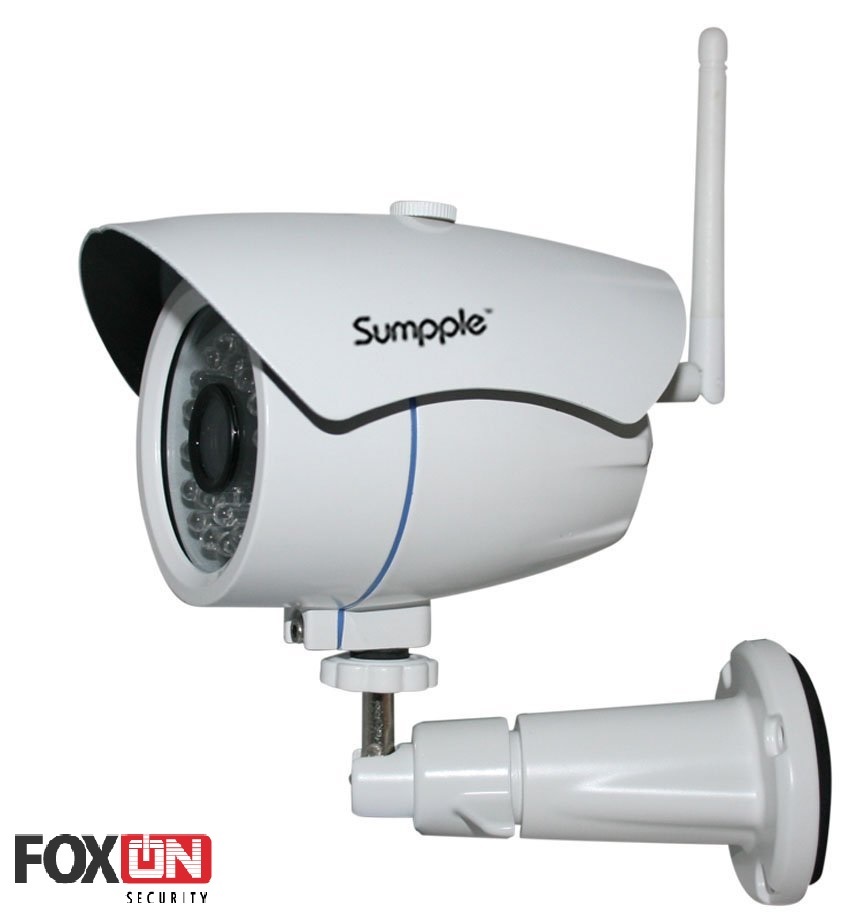 Camera IP Sumpple S631, Smart Wifi Wireless Video Camera, Cor Preta ou Branca