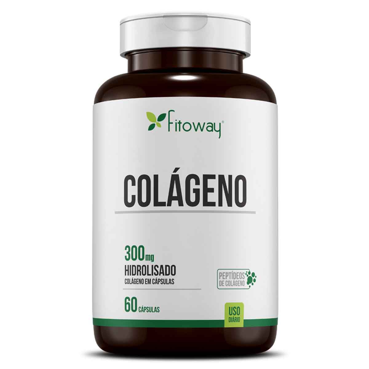 Colágeno Hidrolisado 300mg 60 cápsulas - Fitoway