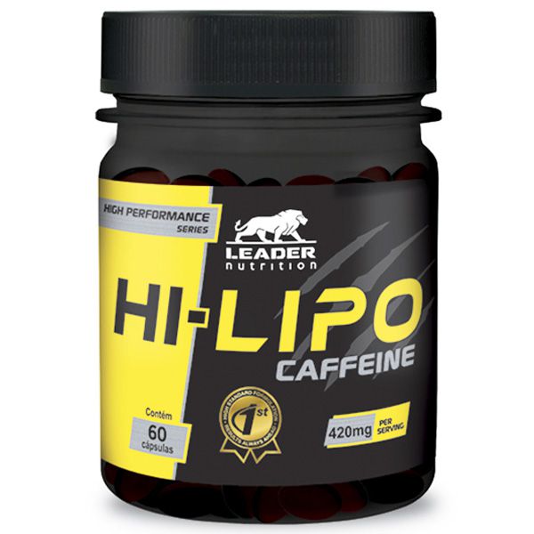 Hi-Lipo Caffeine 60 Cápsulas - Leader Nutrition