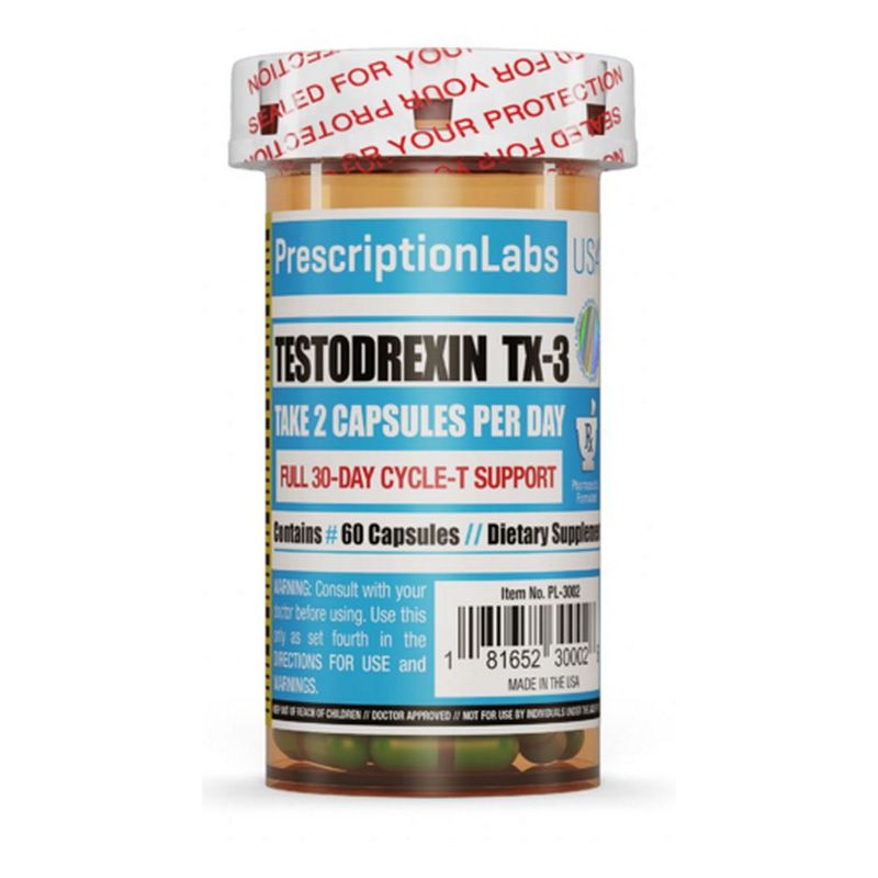 Testodrexin TX-3 - 60 Cápsulas - Prescription Labs
