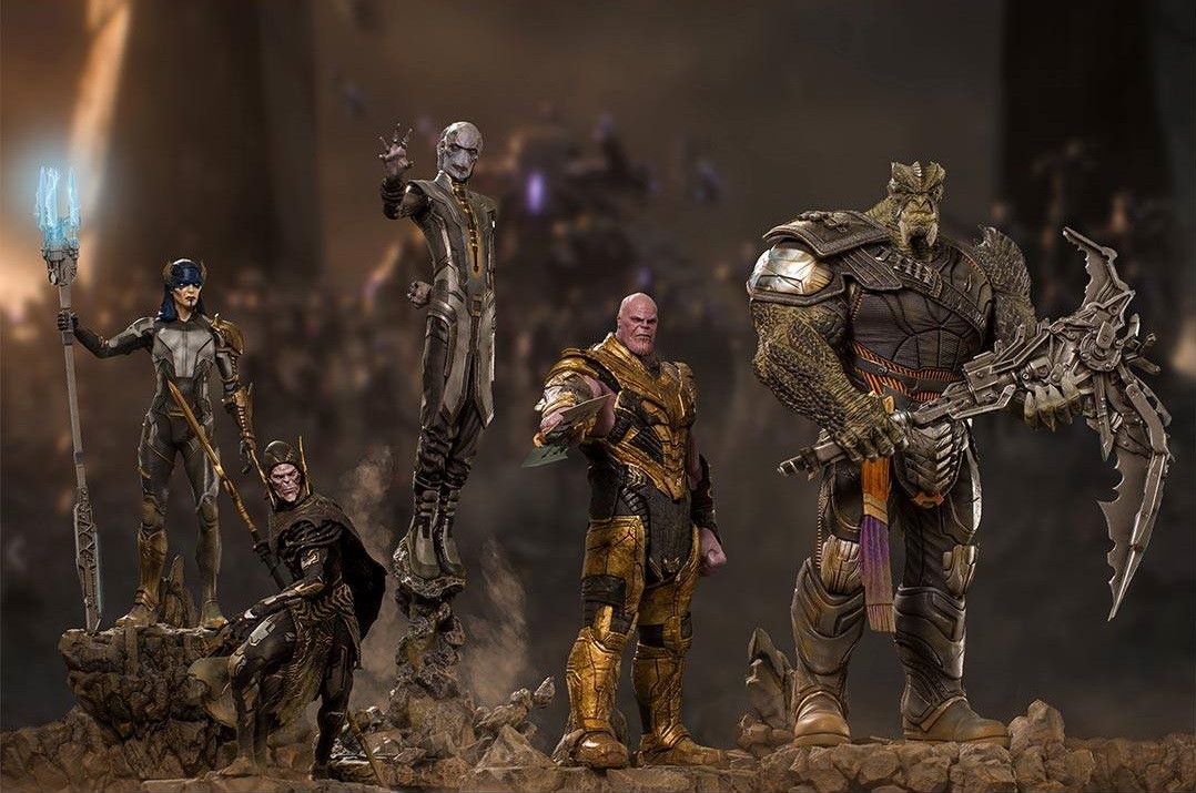Iron Studios Avengers Endgame Thanos & Black Order 5 piece set BDS Art Scale 1/10  - Movie Freaks Collectibles