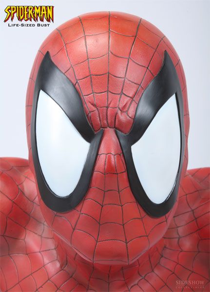 Sideshow Collectibles Spider-man / Homem Aranha Life-size Busto  - Movie Freaks Collectibles