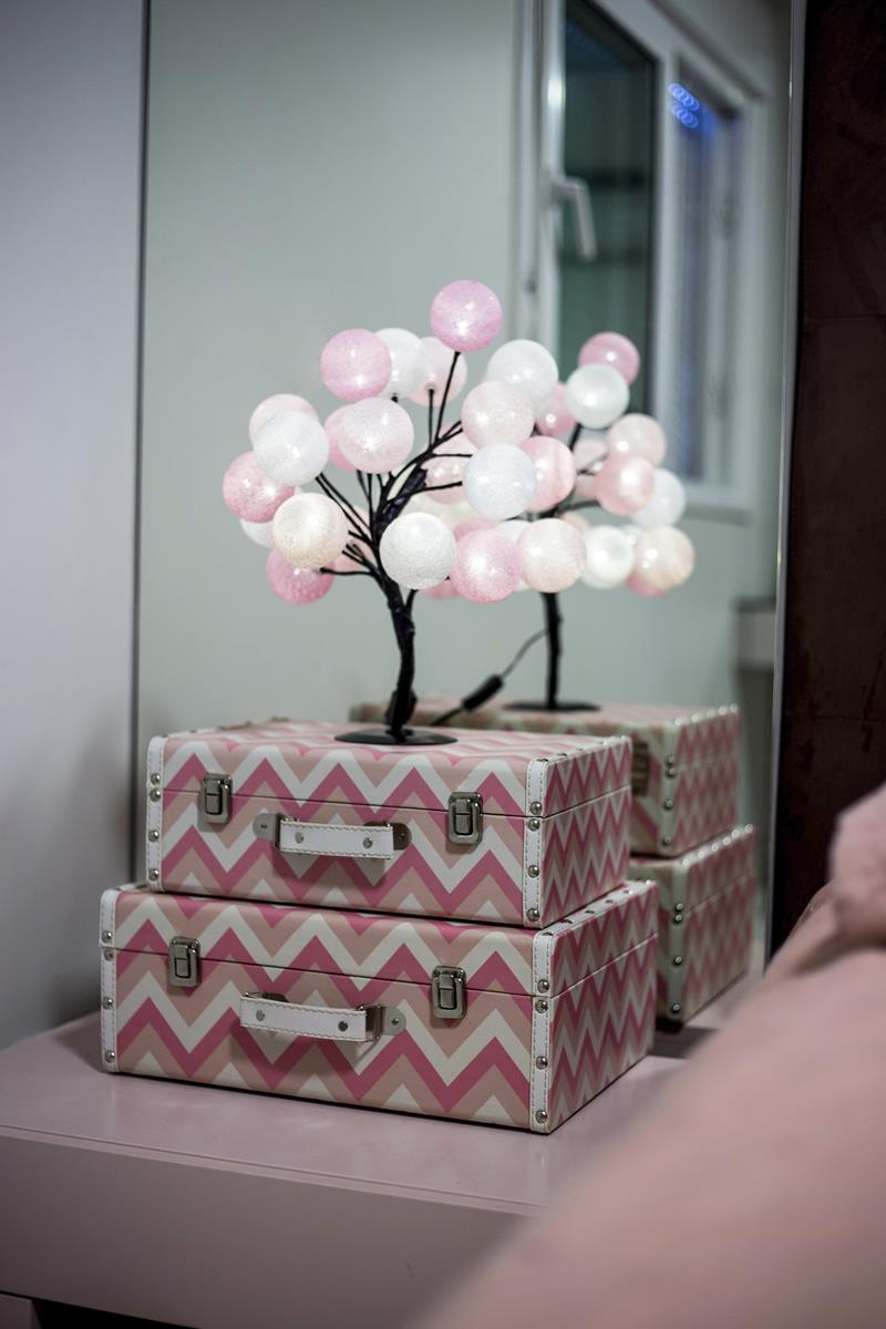 Árvore luminária LED bonsai abajur 24 bolinhas Personalizada Bivolt