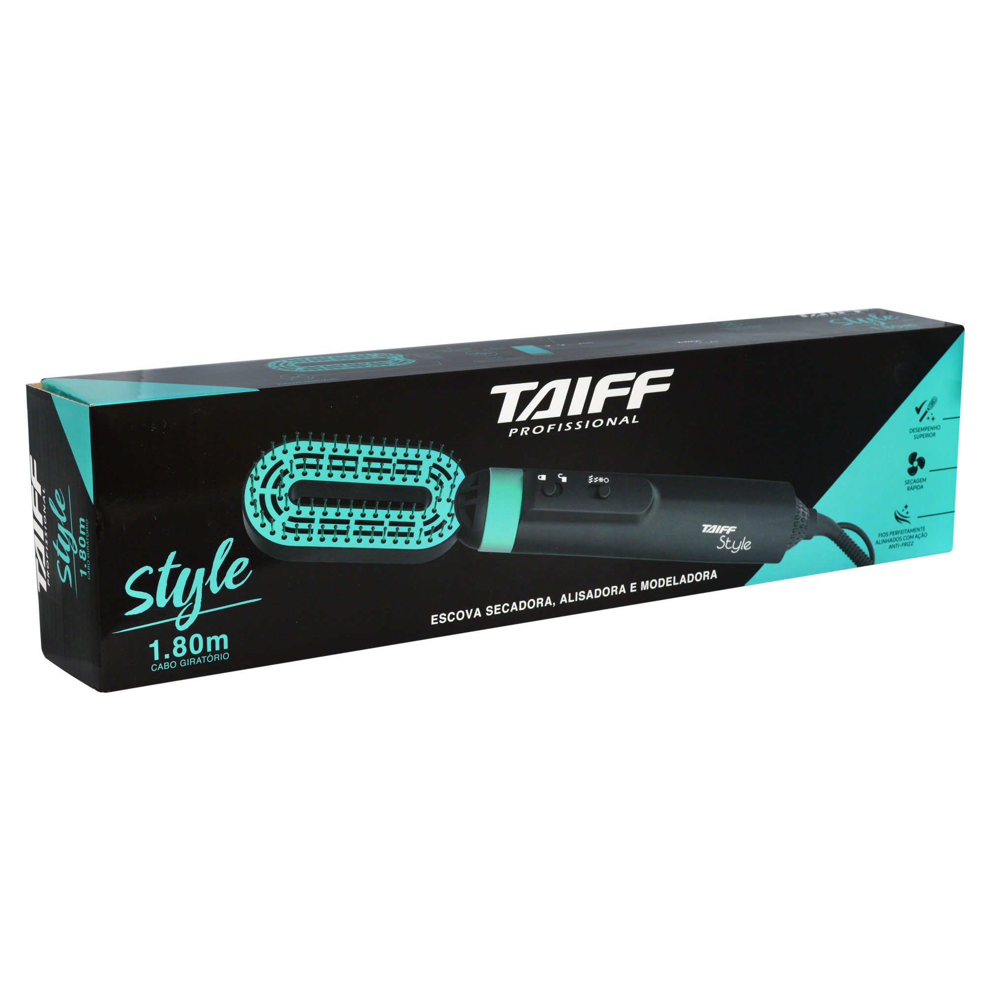 Escova Secadora Alisadora Modeladora Style 900w - Taiff