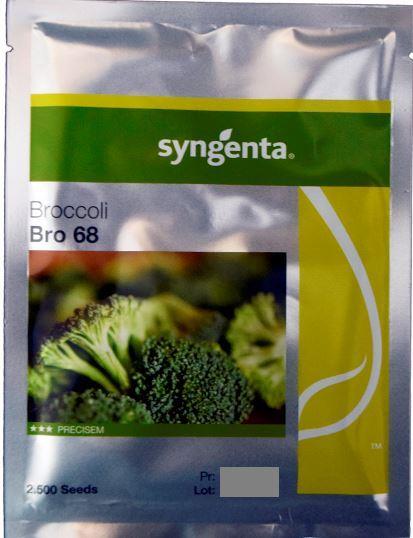 Semente Brócolis Híbrido BRO 68 (Syngenta) - 2.500 sementes