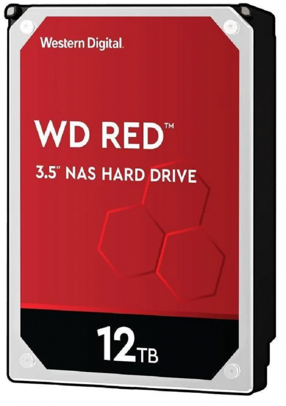 Disco Rígido Interno Western Digital Wd Red Wd120efax 12tb Vermelho