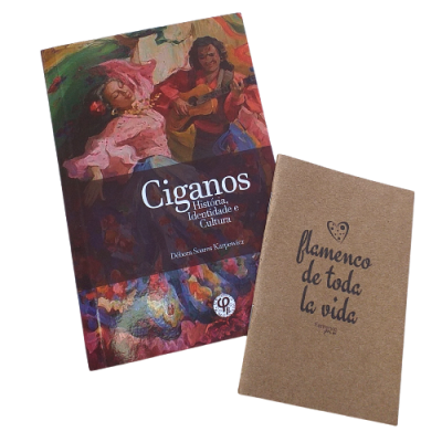 KIT 0248 LIVRO CIGANOS: História, Identidade e Cultura + caderninho flamenco