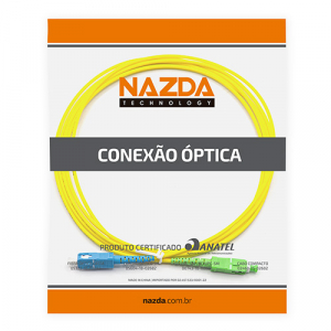 CORDÃO ÓPTICO SIMPLEX NAZDA - SC UPC/SC APC