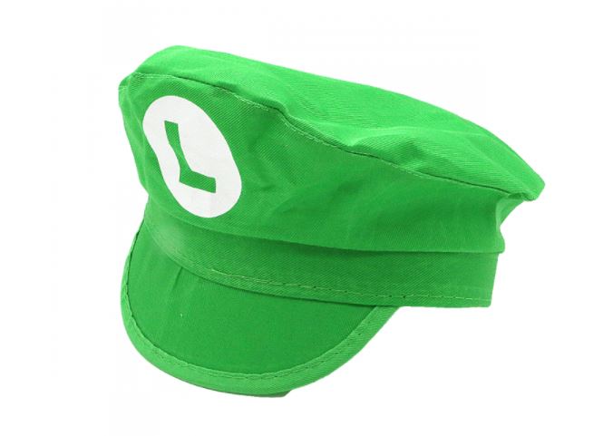 Chapéu do Luigi super Mário bross fantasia