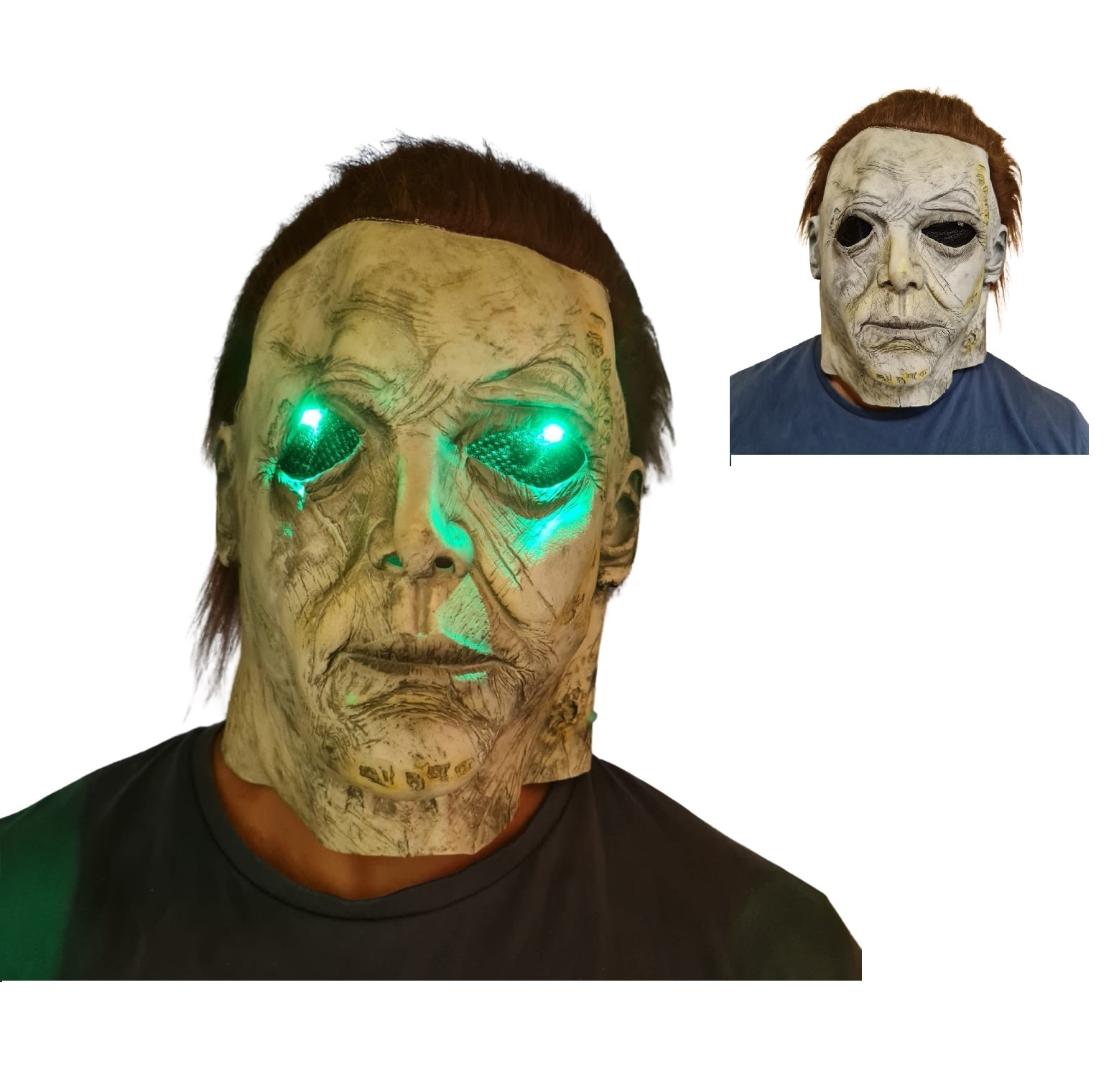Máscara Látex com Led Michael Myers Halloween Horror
