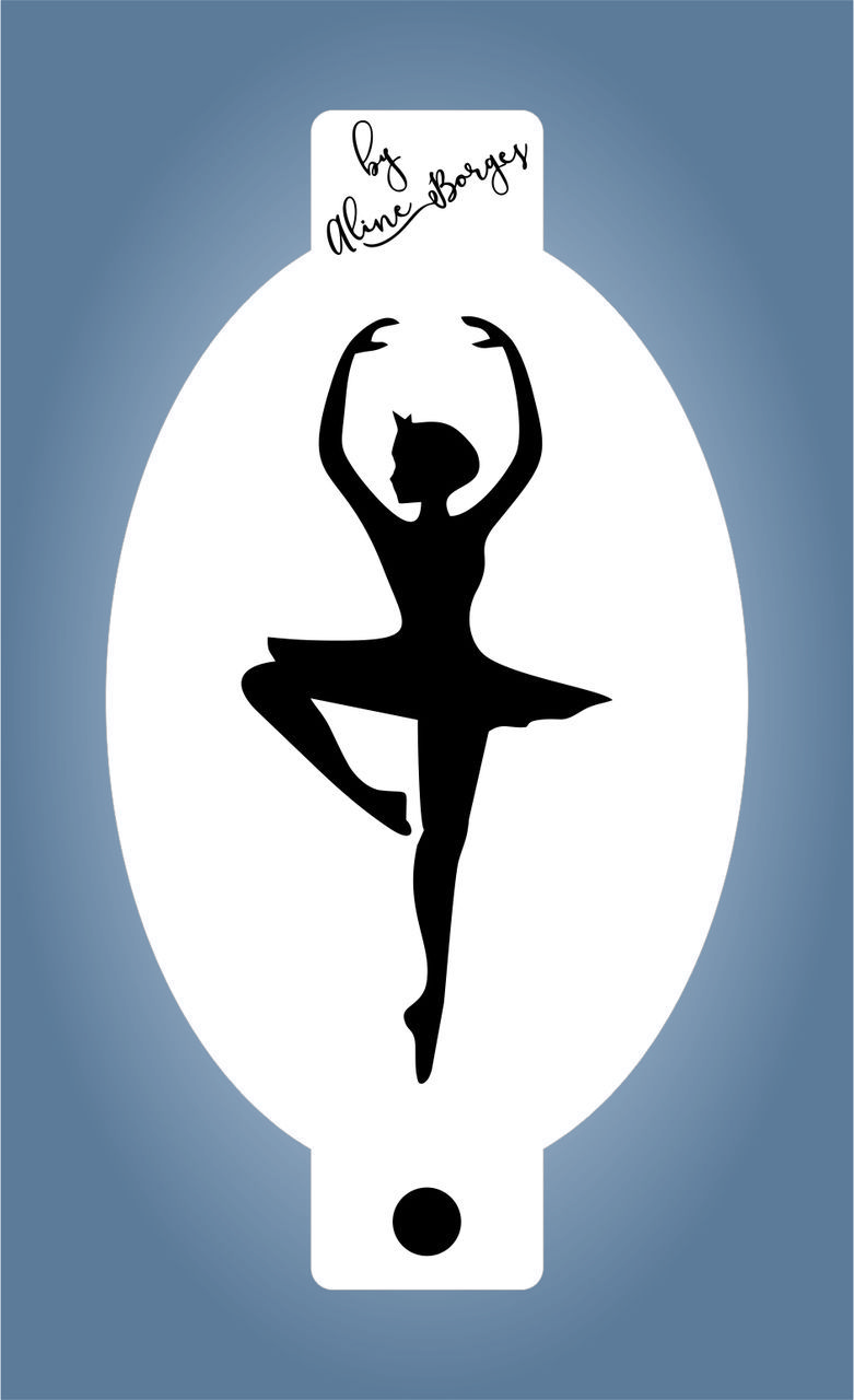 Stencil Bailarina
