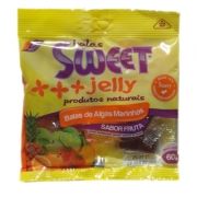 Balas de Algas Marinhas Sabor Frutas 60g - Sweet Jelly