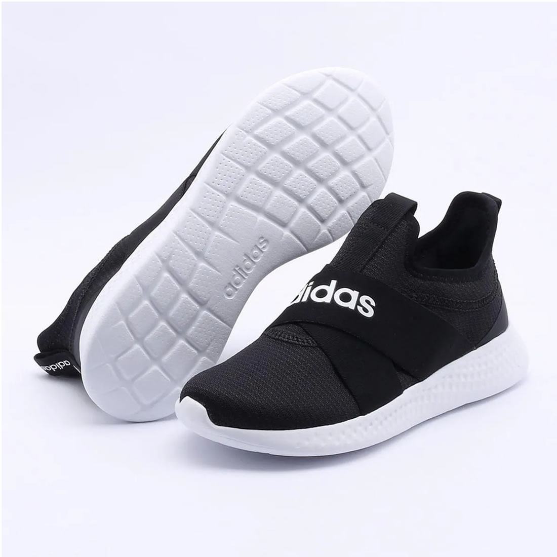 Tênis Adidas Puremotion Adapt Feminino - Preto e Branco