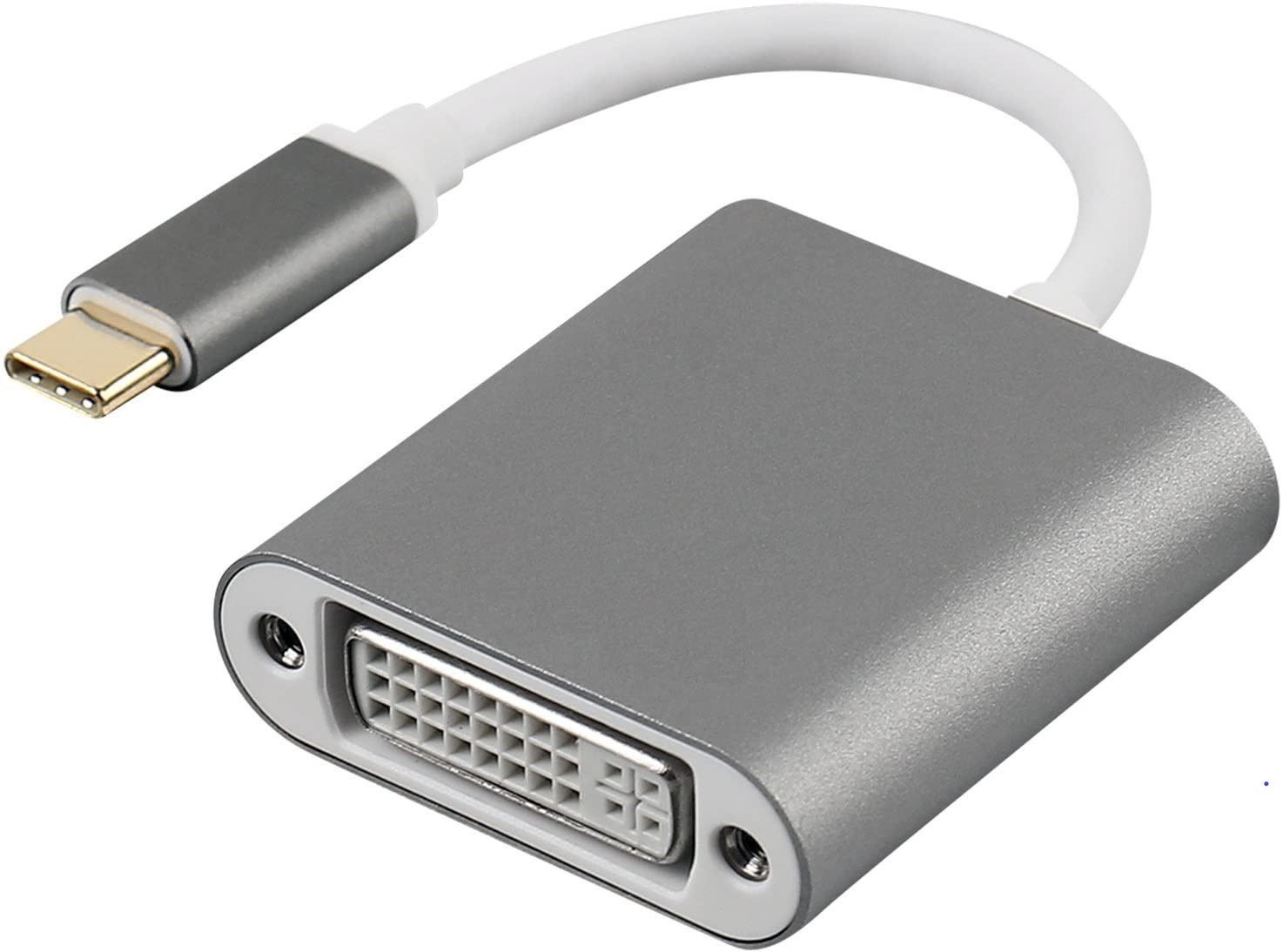 Adaptador conversor USB C para DVI ful HD USB 3.1 para DVI