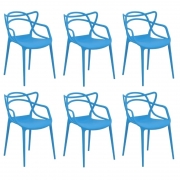 Kit 6 Cadeiras Allegra PP Várias Cores - Rivatti
