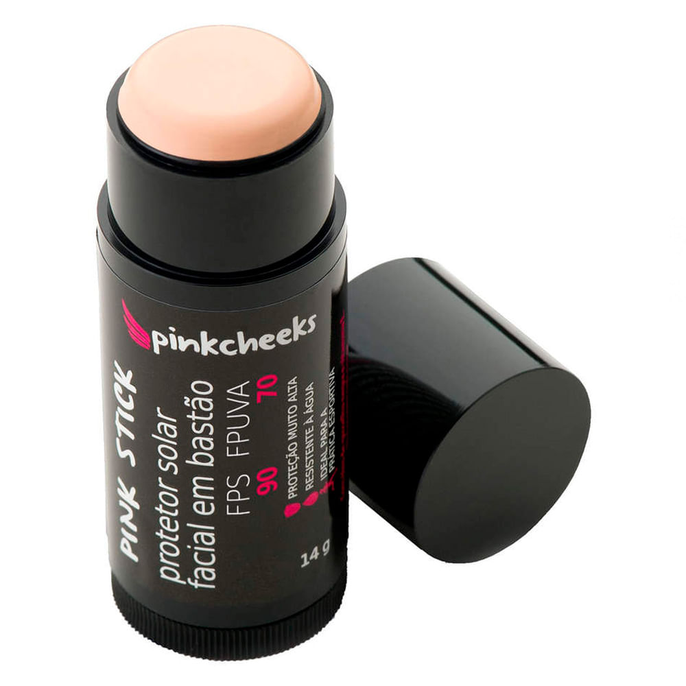 Pink Stick 10Km Protetor Solar Facial Bege Claro (FPS 90 / FPUVA 70) 14g
