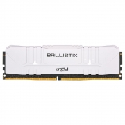 Memória RAM Crucial Ballistix 8GB DDR4 2666 Mhz CL16 UDIMM Branca BL8G26C16U4W