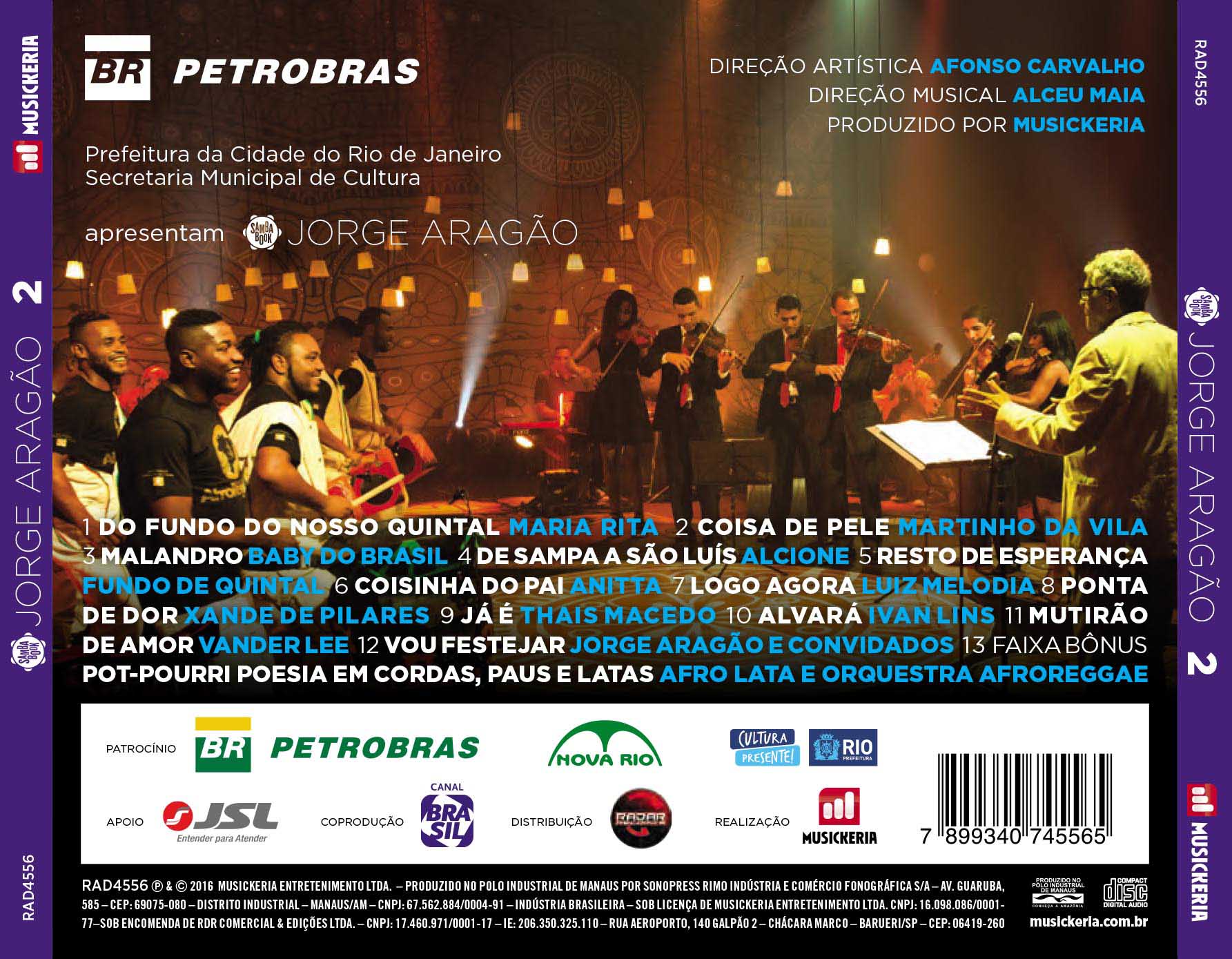 CD Jorge Aragão - Samba Book vol. 2