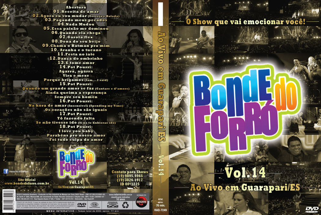 DVD BONDE DO FORRÓ - VOL. 14 (AO VIVO)