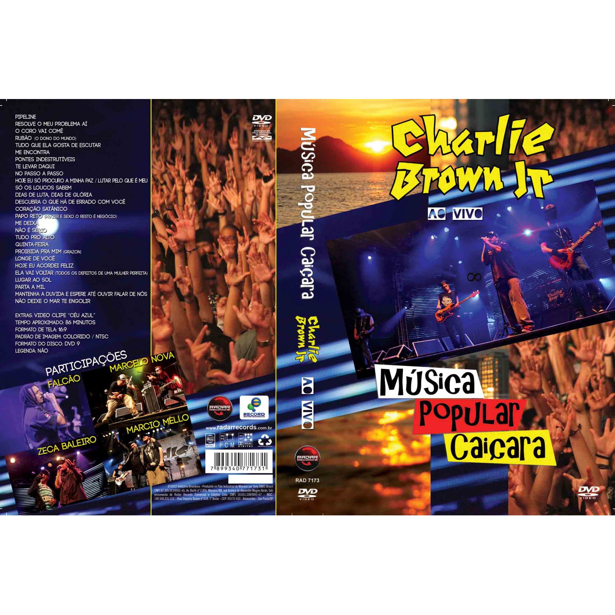 DVD CHARLIE BROWN JR - MÚSICA POPULAR CAIÇARA