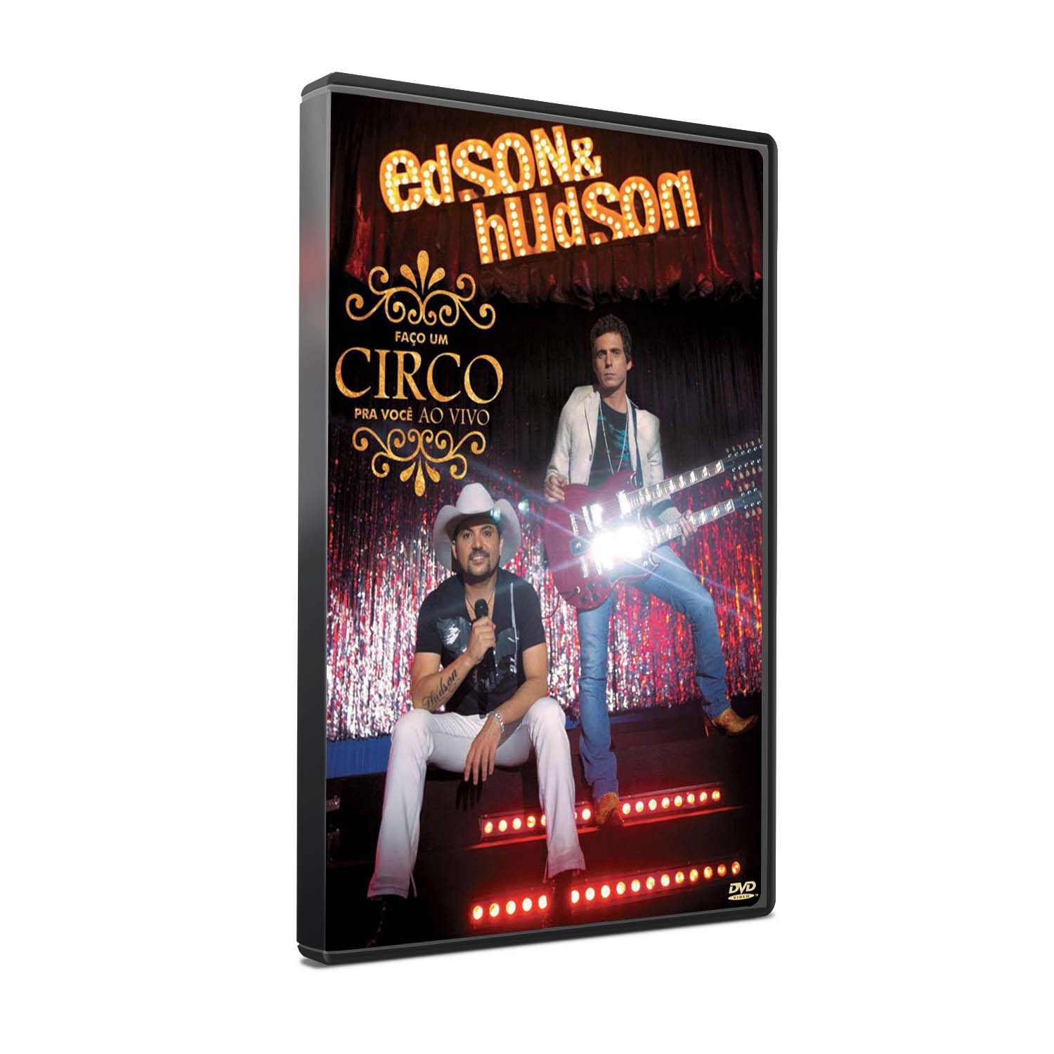 KIT DVD+CD EDSON & HUDSON - FAÇO UM CIRCO PRA VOCÊ