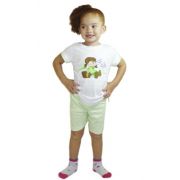 Pijama Infantil 100% algodão - Rute - Verão