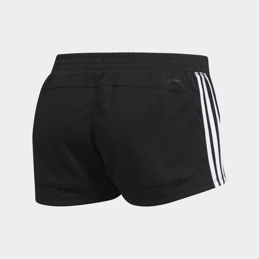 Shorts de Malha Adidas Pacer 3 Stripes Feminino