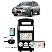 Multimídia GM Astra Hatch/Sedan 1998 até 2013 Espelhamento Bluetooth USB SD Card + Moldura + Câmera Borboleta