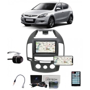 Multimídia Hyundai I30 Hatch I30sw 2009 até 2012 Espelhamento Bluetooth USB SD Card + Moldura Ar Analógico + Câmera Borboleta +  Adaptador de Antena + Interface de Volante