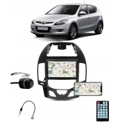 Multimídia Hyundai I30 Hatch I30SW 2009 até 2012 Espelhamento Bluetooth USB SD Card + Moldura Ar Digital+ Câmera Borboleta + Adaptador de Antena