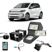 Multimídia VW UP Espelhamento Bluetooth USB SD Card + Moldura + Câmera Borboleta + Chicote + Adaptador de Antena