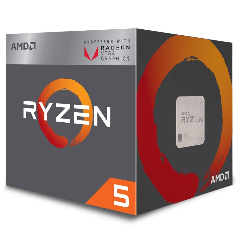 PROCESSADOR AMD RYZEN R5 2400G AM4 3.9GHZ AM4 6MB