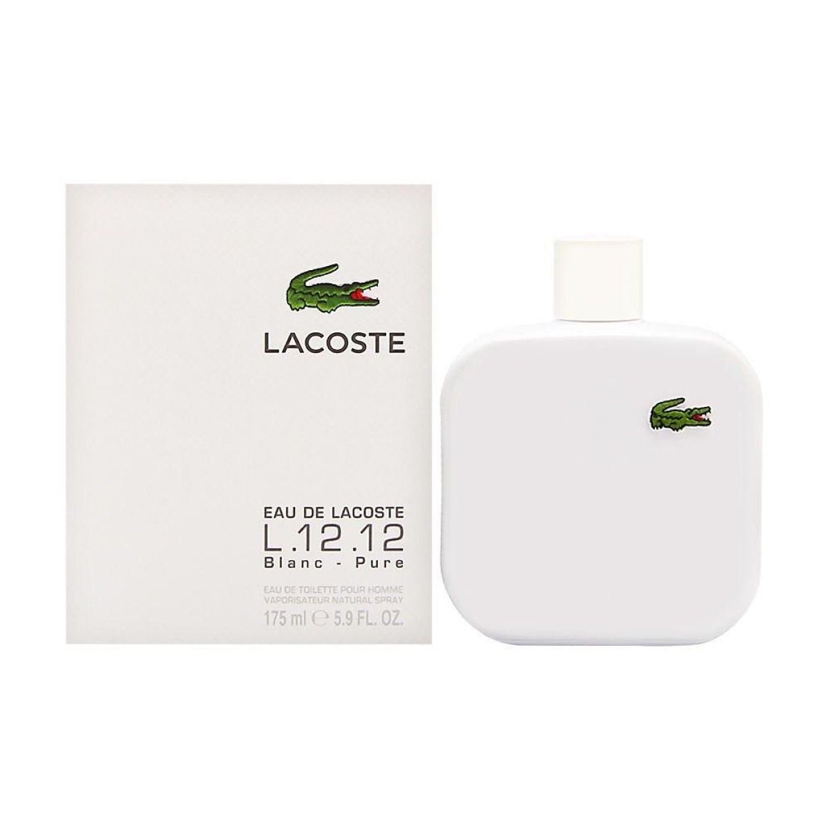 Perfume Eau De Lacoste L.12.12 Blanc - Pure Eau De Toilette Masculino 50ml
