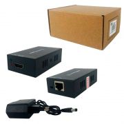 EXTENSOR HDMI 60 METROS X RJ45 CAT5E/CAT-6 3D 1080P - 1826
